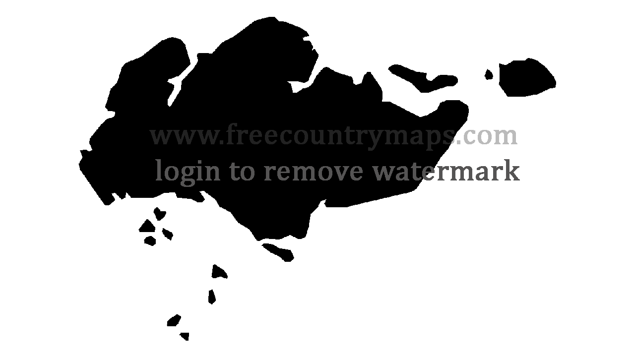 Gif Blank Map of Singapore