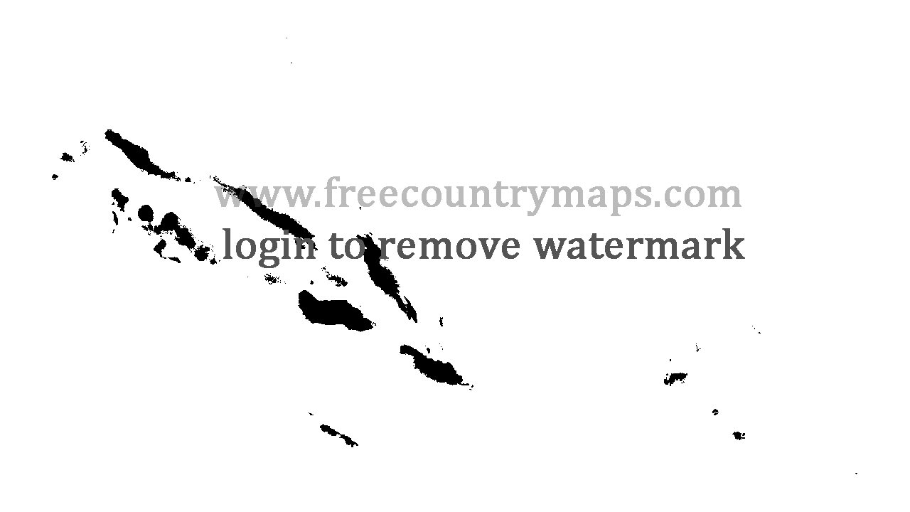 Gif Blank Map of Solomon Islands