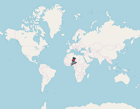 Free Map of Togo