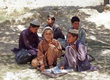 Boys Afghanistan Bamozai Schoolboys Picture