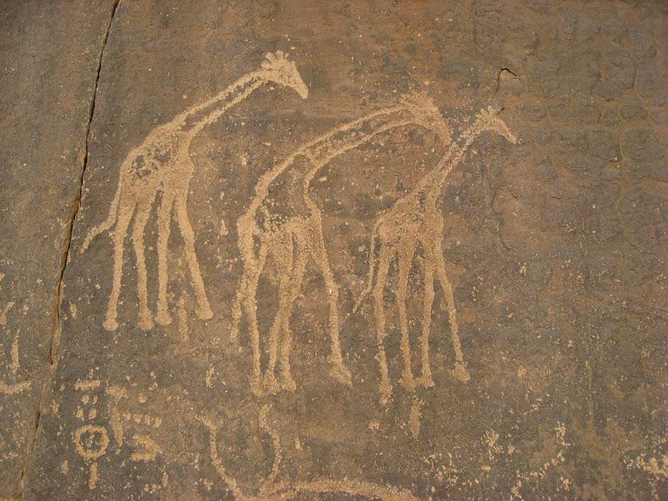 Prehistory Ancient-Writing Cave-Paintings Algeria