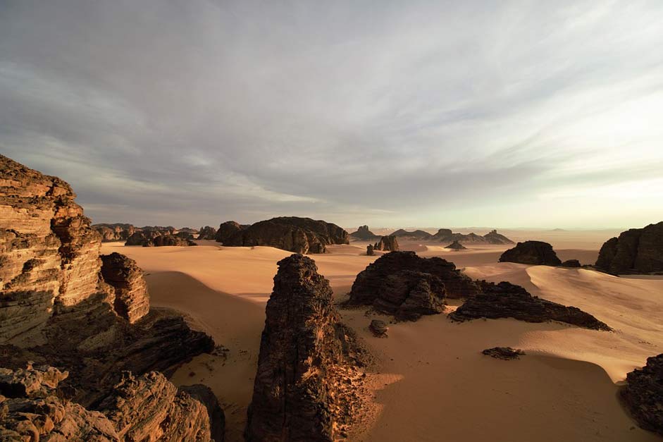 Sand Sahara Tassili-N'Ajjer Algeria