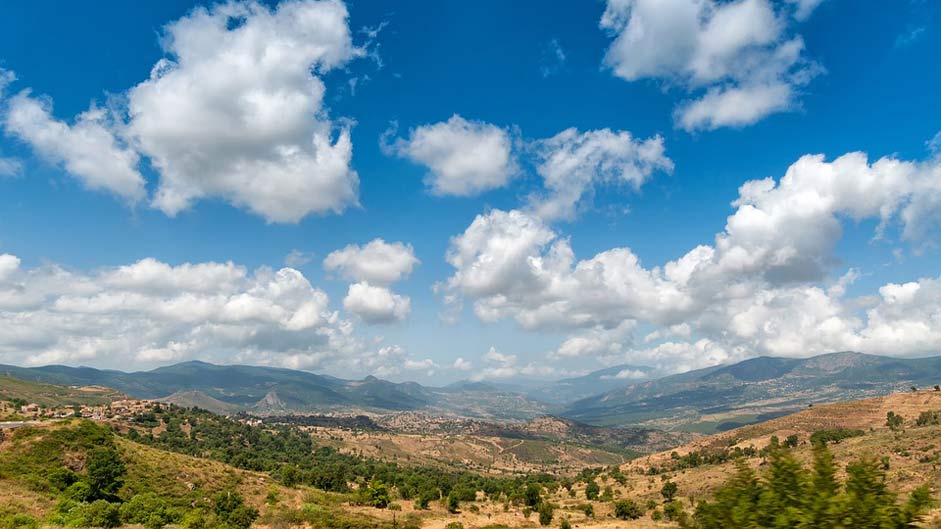 Landscape Algeria Kabiley Mountains