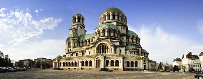 Church Architecture Alexander-Nevski Sofia Picture