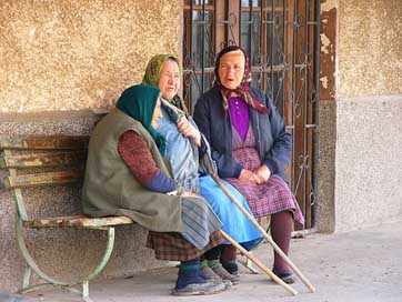 Bulgaria Peasants Women Village Picture