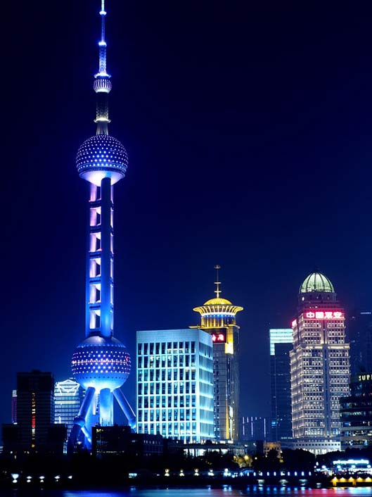  Night-View Oriental-Pearl-Tv-Tower Shanghai