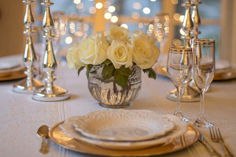 Setting Dinner Place-Setting Table