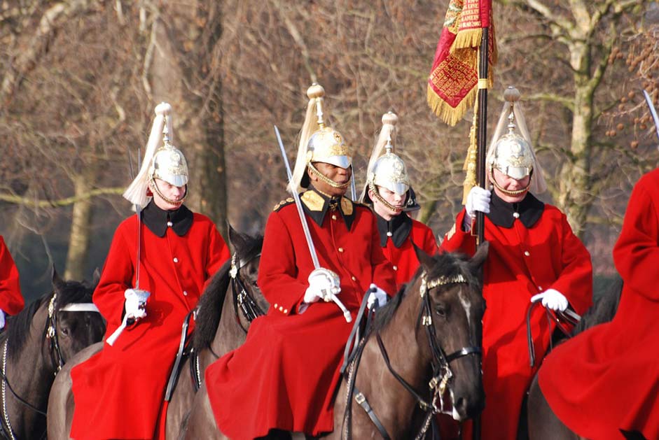 Parade Horses London Horseguards