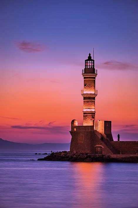 Ocean Sea Lighthouse Greece