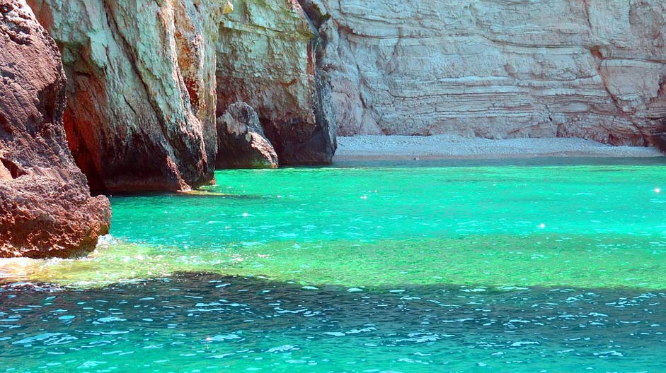 Water Colors Sea Rock