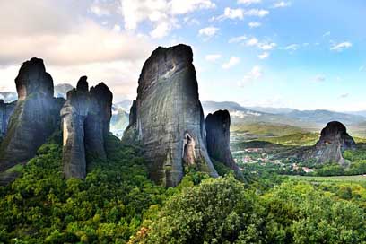 Meteora Nature Mountains Greece Picture