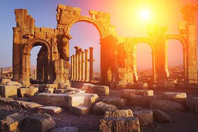 Antiquity Rhaeto-Romanic Ruins Columnar Picture