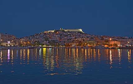 Kavala Greece Seaside City Picture