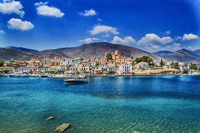 Beautiful-Landscape Greece Summer Sea Picture