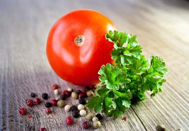 Tomato Eat Parsley Vegetables Picture
