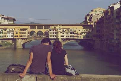 Ponte-Vecchio People Italy Florence Picture