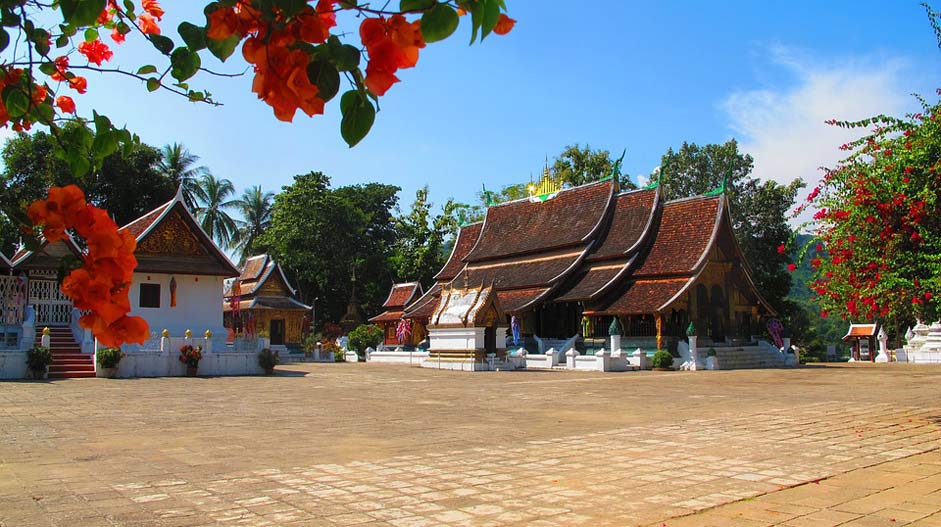Monastery Temple Buddhist-Temple Wat-Xieng-Thong