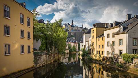 Luxembourg River Historic-Center Basic Picture