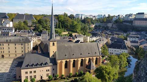 Luxembourg Abbey Neumnster-Abbey Luxembourg-City Picture