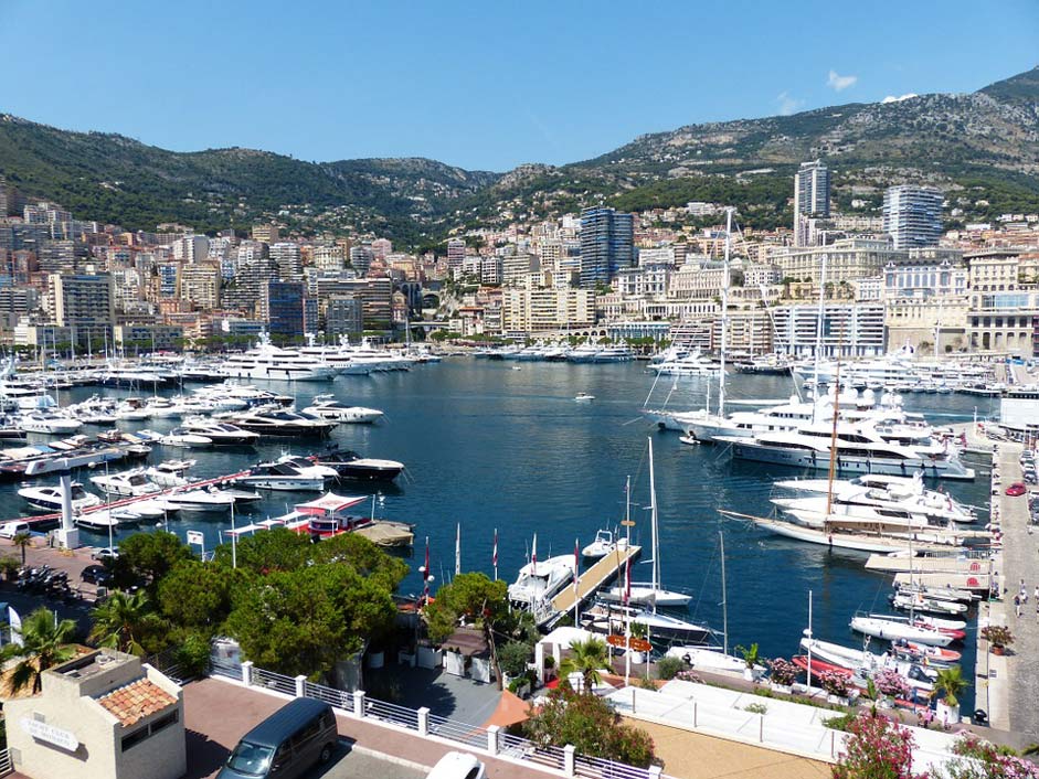 Principality-Of-Monaco City-View Port Monaco