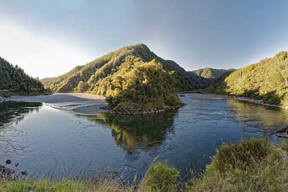 New-Zealand Panorama Buller-River Buller-Gorge Picture