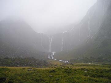 Waterfalls South-Island Fiordland New-Zealand Picture