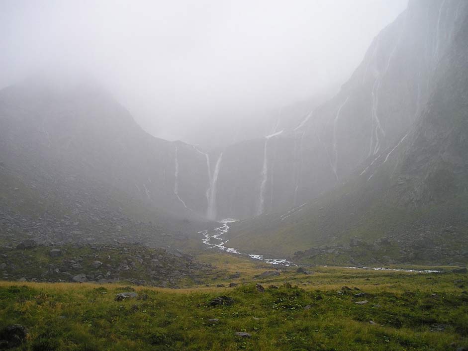 South-Island Fiordland New-Zealand Waterfalls