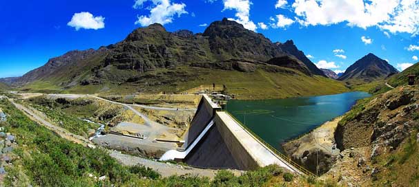 Hydroelectric-Power-Station Water-Dam Peru Huanza Picture