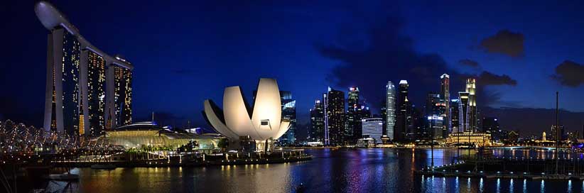 City Architecture Marina-Bay-Sands Singapore Picture