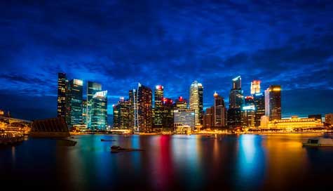 Singapore Skyscrapers Urban City Picture