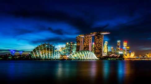 Singapore Skyscrapers Urban City Picture