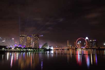 Marina-Bay Skyline Landmark Singapore Picture