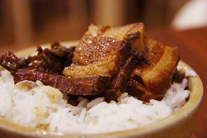Roasted Rice Pork Meat Picture