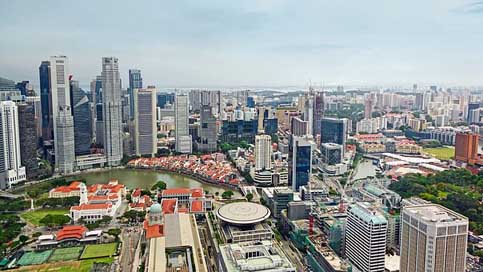Singapore Skyscraper Architecture Singapore-River Picture