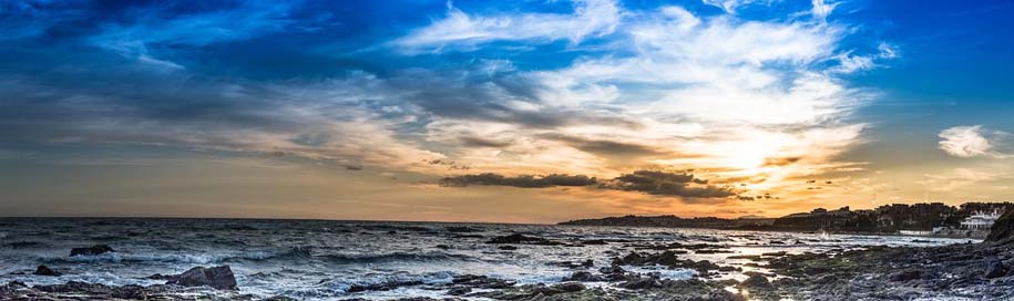 Sunset Blue Costa Beach Picture