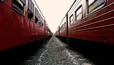 Train Rail-Way Sri-Lanka Train-Track Picture