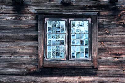 Window Stockholm Folk Antique Picture