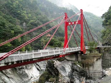 Suspension-Bridge Taroko Cimu Bridge Picture