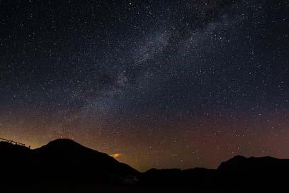 Taiwan-Hehuan-Mountain  Night-View Galaxy Picture