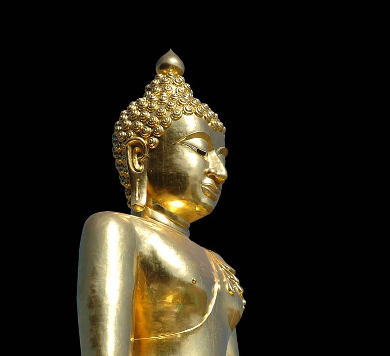 Buddhism Statue Gold Buddah