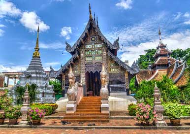 Chiang-Mai Religion Temple Thailand Picture
