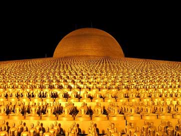 Dhammakaya-Pagoda Buddhism Gold Budha Picture
