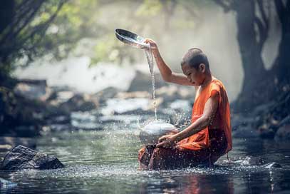 Buddhist Buddhism Water Ritual Picture