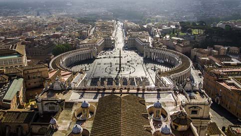 Vatican-City Italy Panorama Cathedral Picture