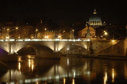 St-Peters-Basilica Basilica Night Rome Picture