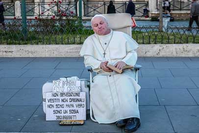 Pope-Francis Vatican Street-Artist Pope Picture