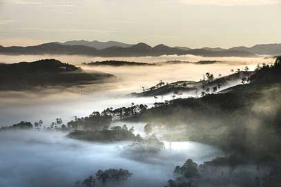 Mountains Vietnam Da-Lat Landscape Picture