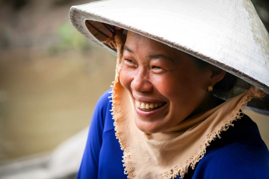 Travel Smile Woman Vietnam