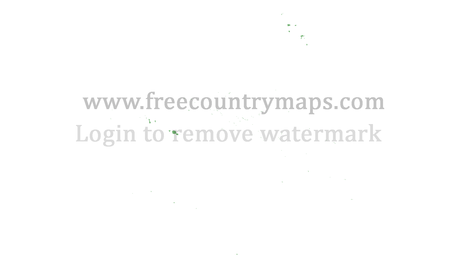 Blank Map of French Polynesia