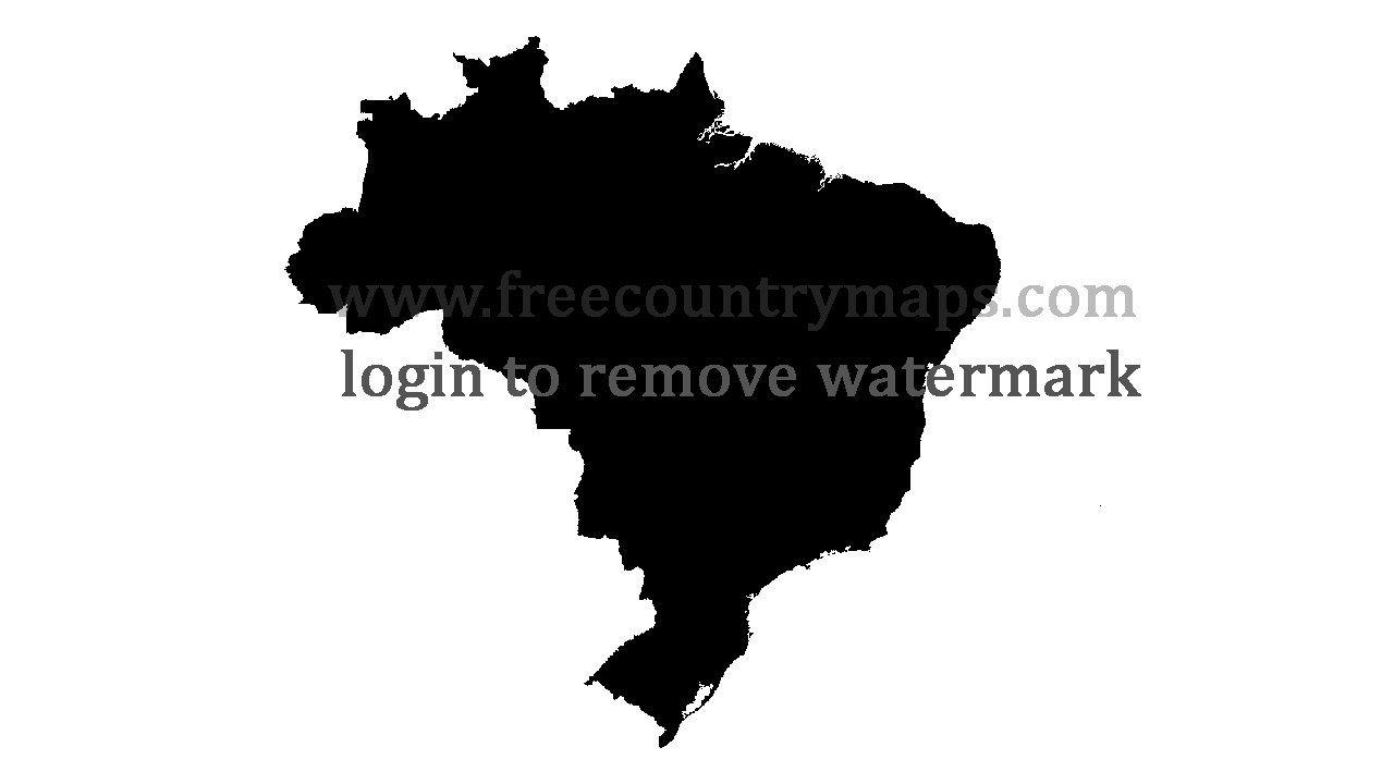 Gif Blank Map of Brazil
